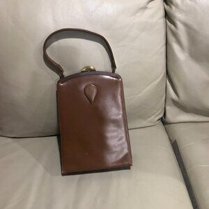 VINTAGE TALON BROWN BAG (PREOWNED)
